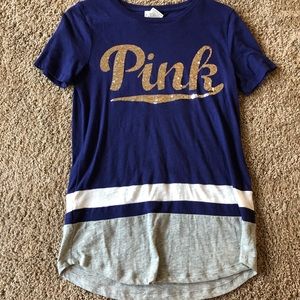 Vs pink short sleeve top